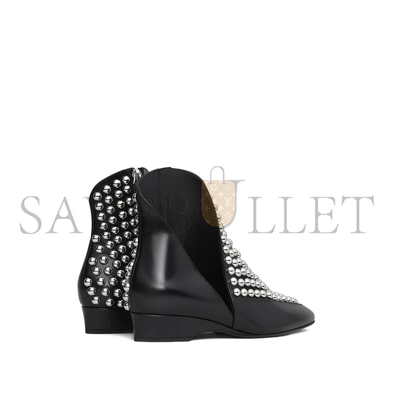 A1a1a 30MM SIDE-ZIP STUDDED BOOTS